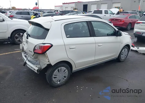 2019 Mitsubishi Mirage Es/Rf z USA, uszkodzony, nr VIN ML32A3HJ8KH001117